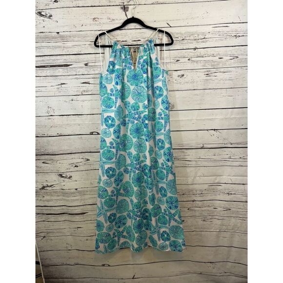 Women's Lilly Pulitzer Sundress Dress, Blue, White, S/P - Picture 5 of 8